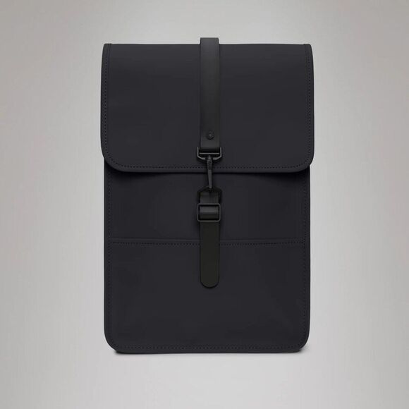 NEW Rains Waterproof Rucksack RFID Minimalist Backpack Unisex NWT Black ⭐️⭐️⭐️⭐️ main image 9